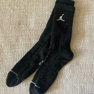 Black Jordan Socks